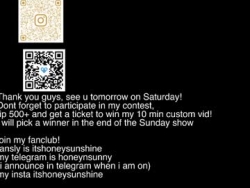 Watch honey_sunshine´s Live Show on Chaturbate